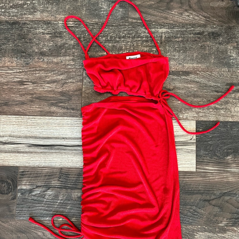 Red Princess Polly dress